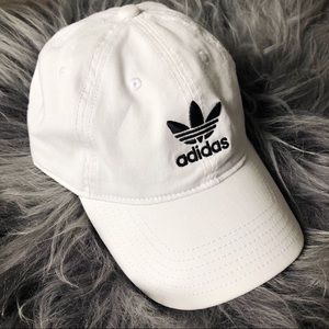 Adidas Originals White & Black Strapback Hat